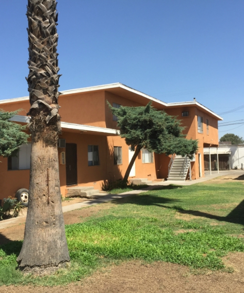 Local Apartment Building Before in fresno